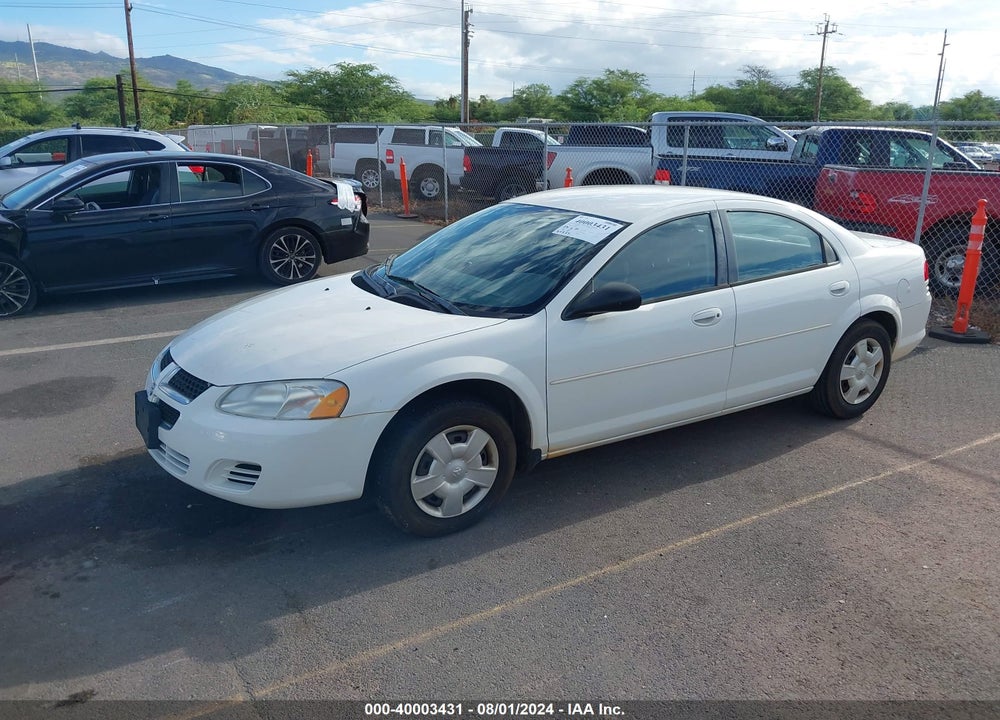 2006 DODGE STRATUS SXT VIN: 1B3EL46T66N160807