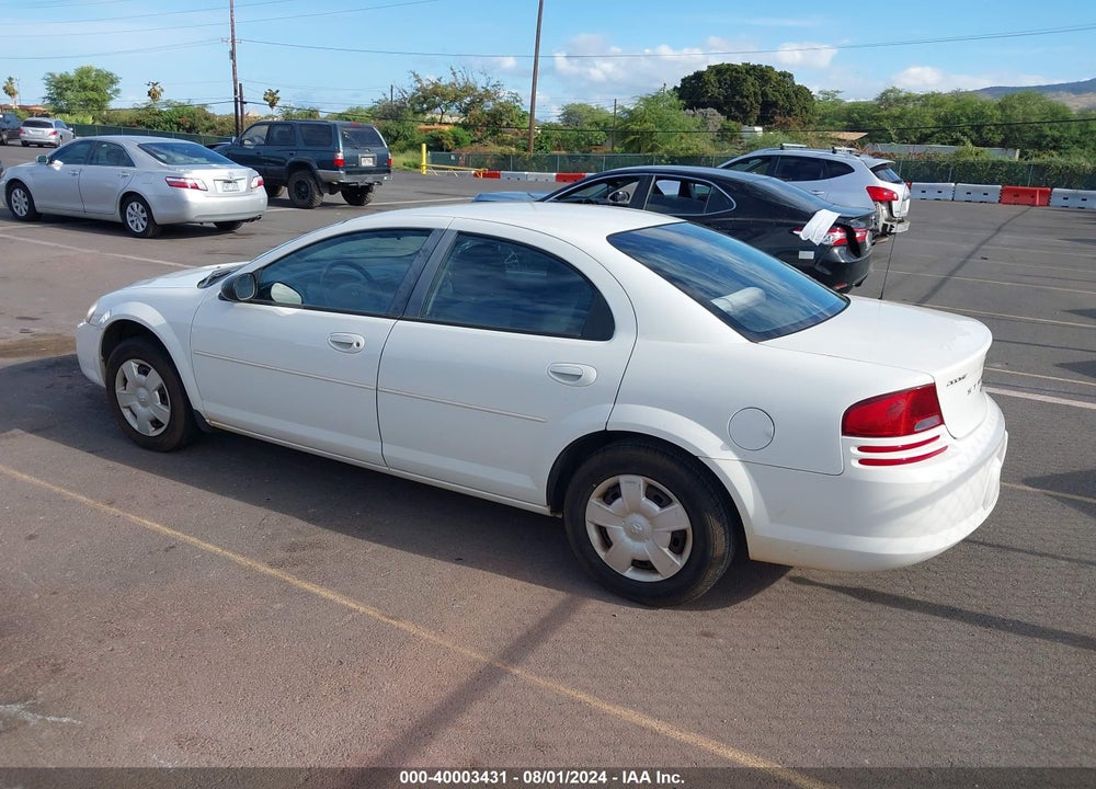 2006 DODGE STRATUS SXT VIN: 1B3EL46T66N160807