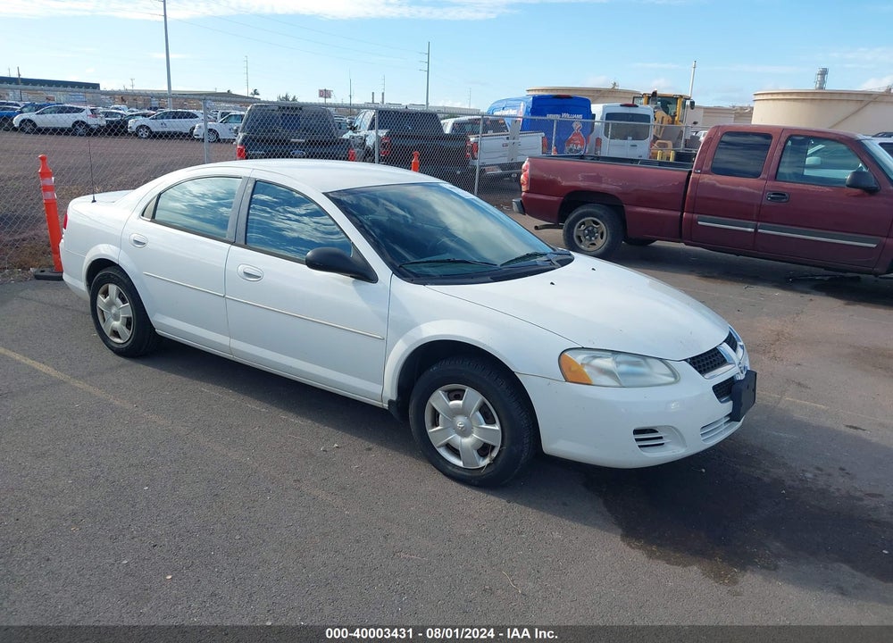 2006 DODGE STRATUS SXT VIN: 1B3EL46T66N160807