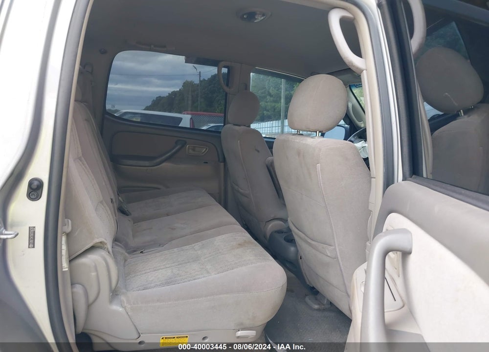 2006 TOYOTA TUNDRA SR5 V8 VIN: 5TBET34156S556787