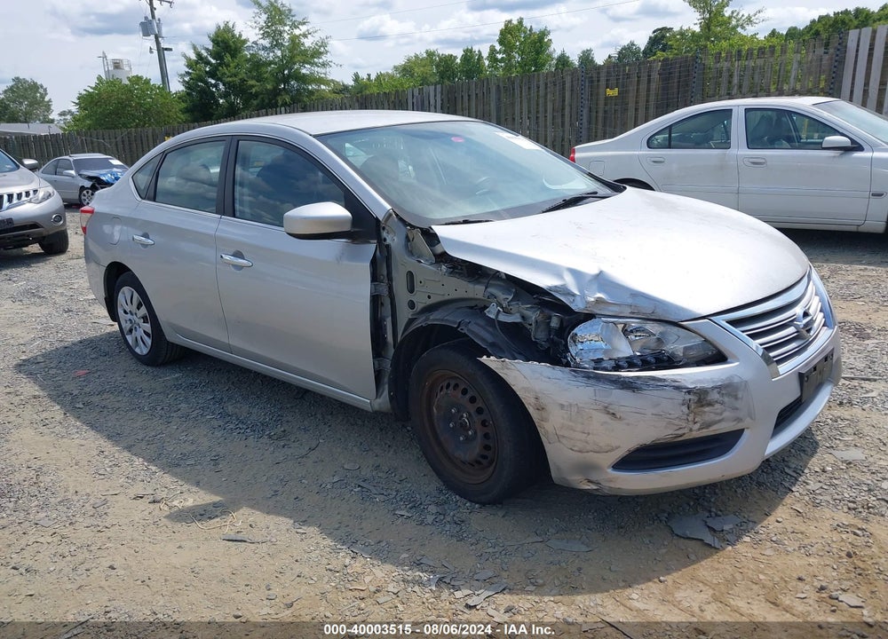 2014 NISSAN SENTRA S VIN: 3N1AB7AP6EY275035