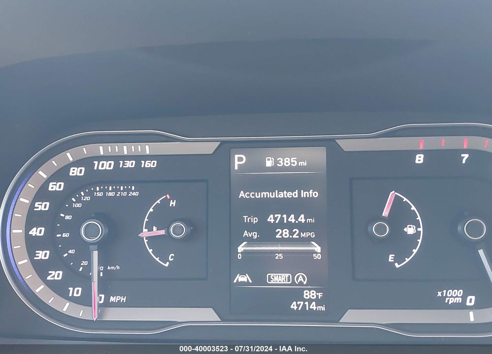 2024 HYUNDAI TUCSON SEL VIN: 5NMJBCDE7RH407137