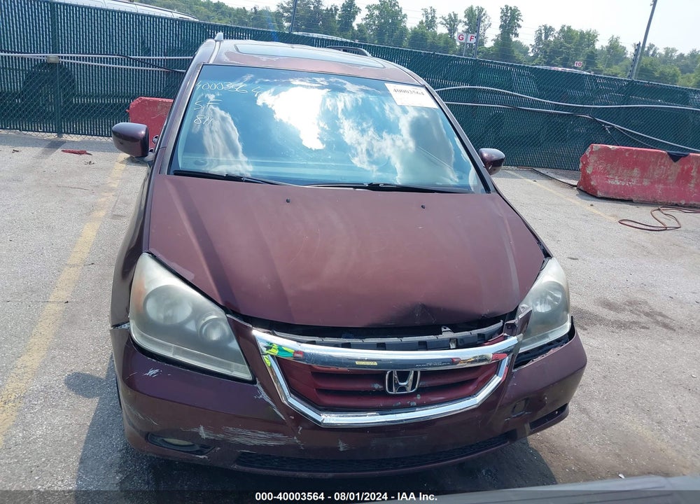 2010 HONDA ODYSSEY TOURING VIN: 5FNRL3H90AB072144