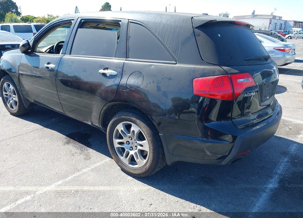 2007 ACURA MDX VIN: 2HNYD28237H521058