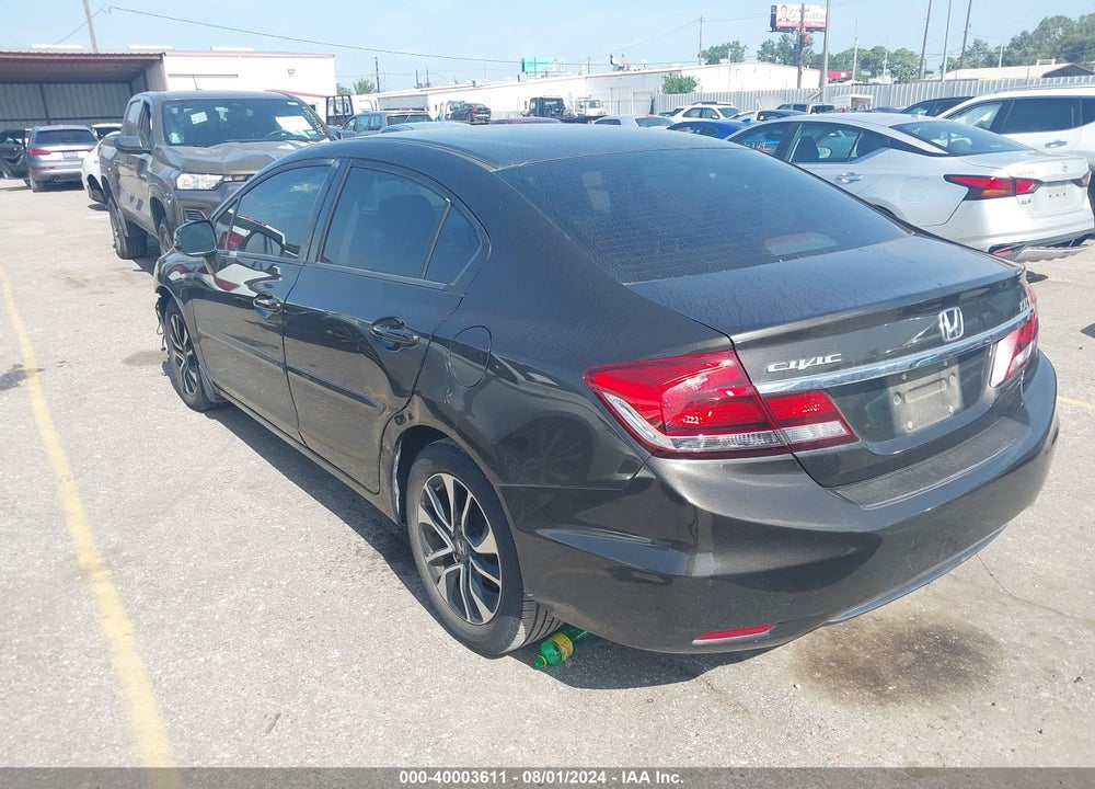 2013 HONDA CIVIC EX-L VIN: 19XFB2F95DE020408