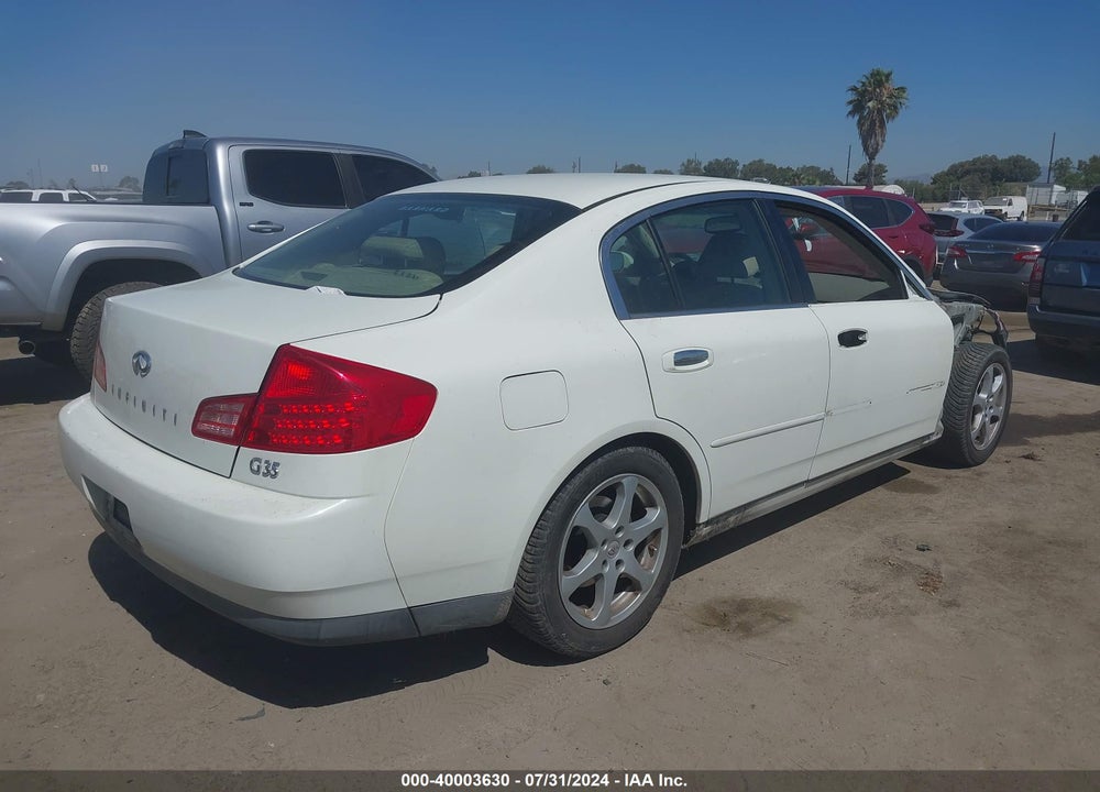2004 INFINITI G35 VIN: JNKCV51E34M602135