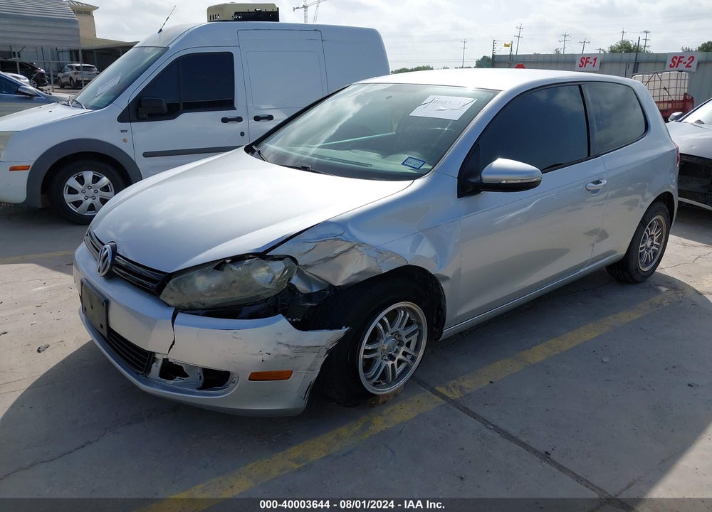 2012 VOLKSWAGEN GOLF VIN: WVWAB7AJ1CW334246