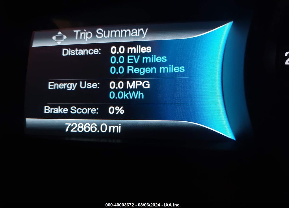 2016 FORD FUSION ENERGI TITANIUM VIN: 3FA6P0SU6GR373453