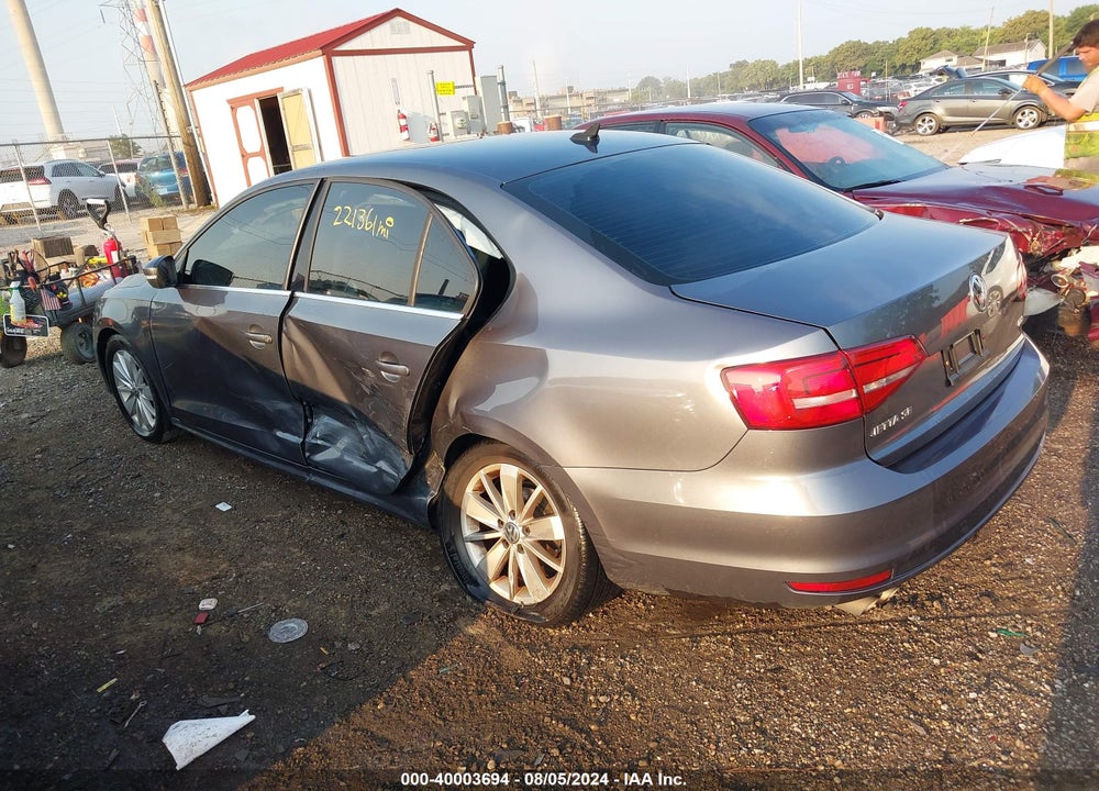 2015 VOLKSWAGEN JETTA 2.0L TDI SE VIN: 3VW3A7AJ8FM260840