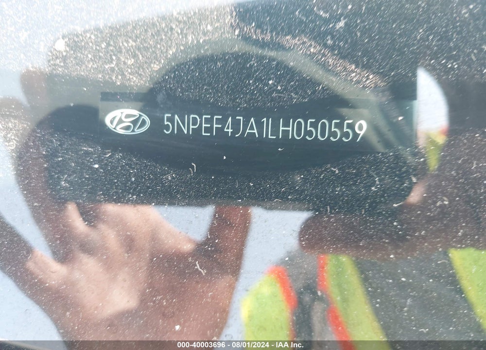 2020 HYUNDAI SONATA SEL VIN: 5NPEF4JA1LH050559