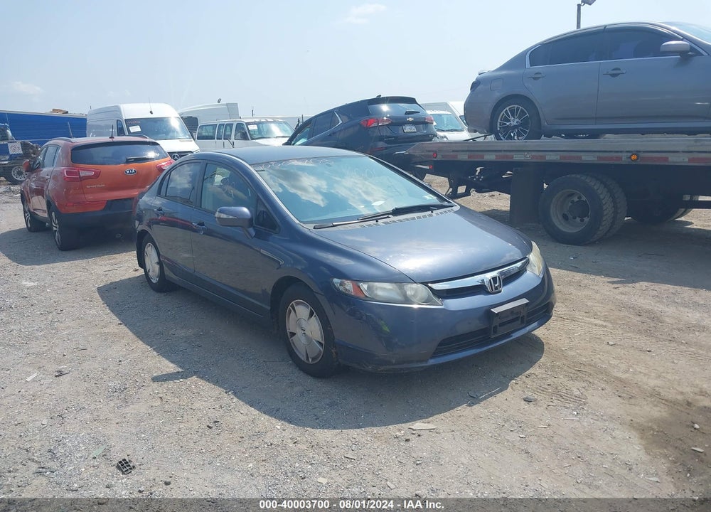 2006 HONDA CIVIC HYBRID VIN: JHMFA36236S028758