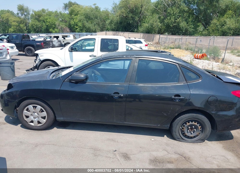 2009 HYUNDAI ELANTRA GLS VIN: KMHDU46D99U634786