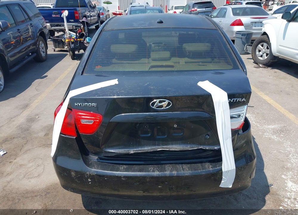 2009 HYUNDAI ELANTRA GLS VIN: KMHDU46D99U634786