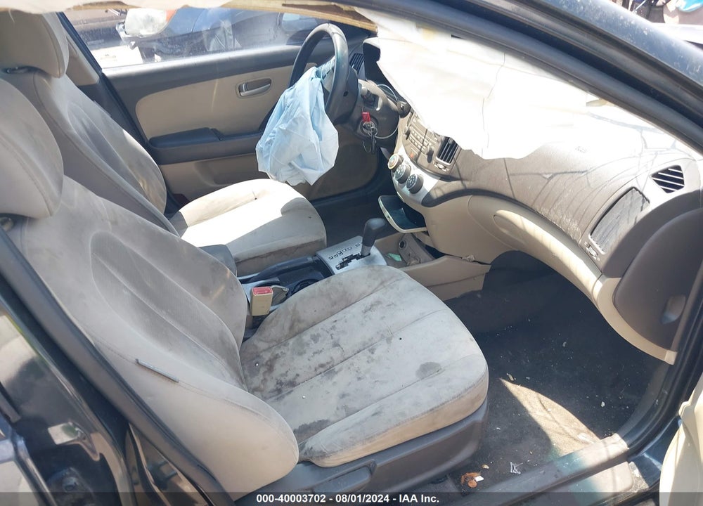 2009 HYUNDAI ELANTRA GLS VIN: KMHDU46D99U634786