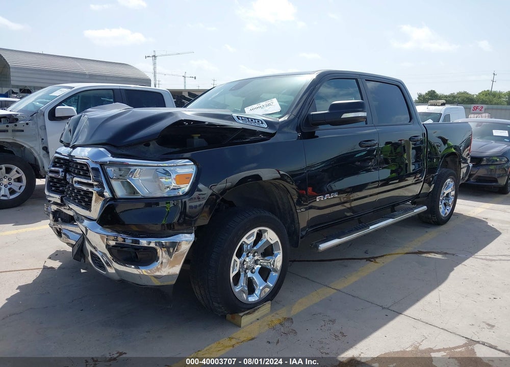 2022 RAM 1500 LONE STAR 4X2 5'7 BOX VIN: 1C6RREFT5NN187197