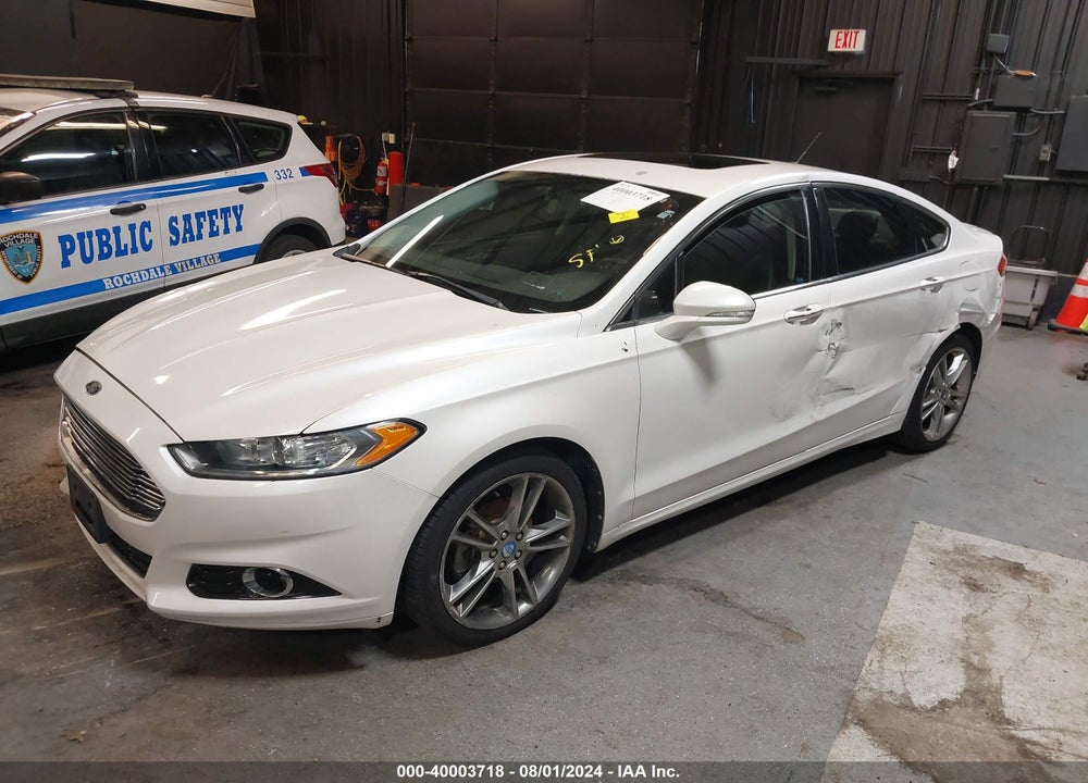2013 FORD FUSION TITANIUM VIN: 3FA6P0D9XDR210583