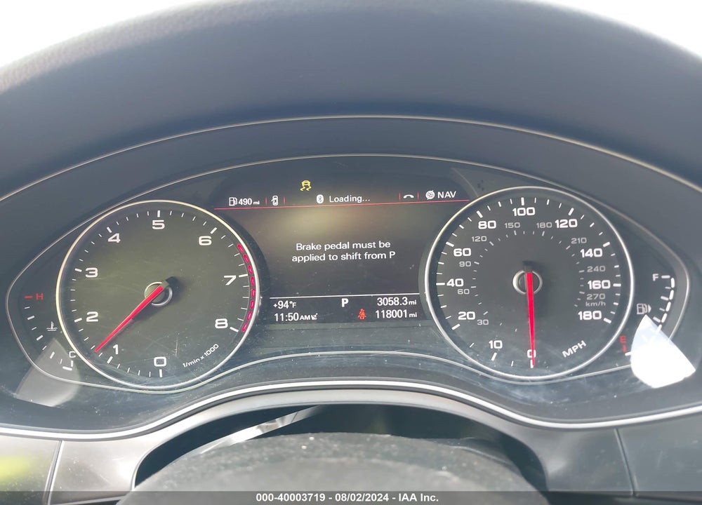 2012 AUDI A7 PREMIUM VIN: WAU2GAFC0CN086569