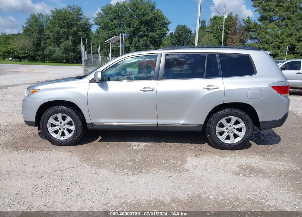 2013 TOYOTA HIGHLANDER BASE PLUS V6 VIN: 5TDZK3EH7DS096312