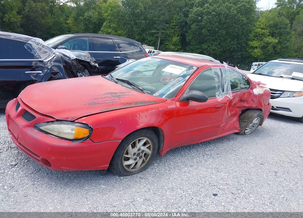 2004 PONTIAC GRAND AM SE VIN: 1G2NE52F24M598150