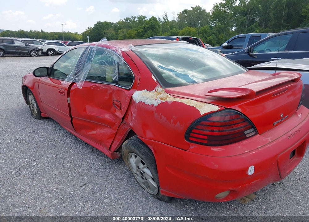 2004 PONTIAC GRAND AM SE VIN: 1G2NE52F24M598150