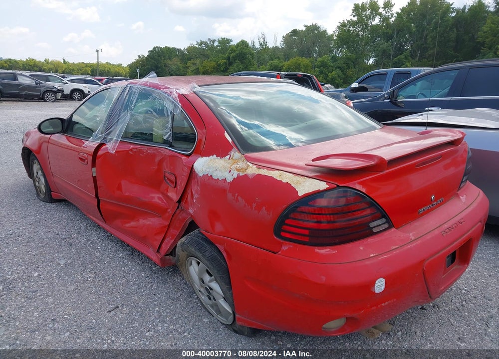 2004 PONTIAC GRAND AM SE VIN: 1G2NE52F24M598150