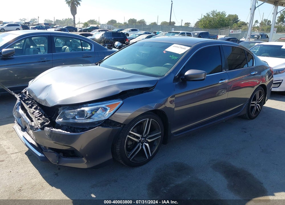 2017 HONDA ACCORD SPORT SE VIN: 1HGCR2F11HA202710