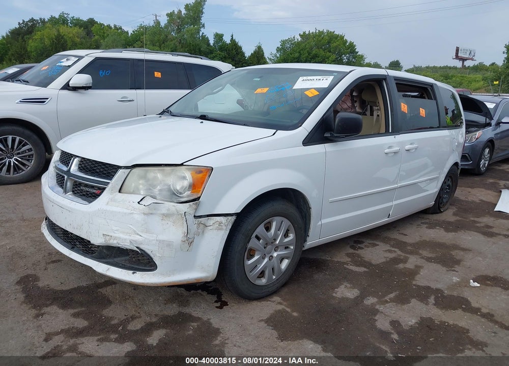 2014 DODGE GRAND CARAVAN SE VIN: 2C4RDGBG5ER355435