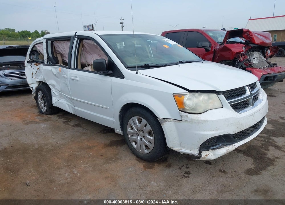 2014 DODGE GRAND CARAVAN SE VIN: 2C4RDGBG5ER355435