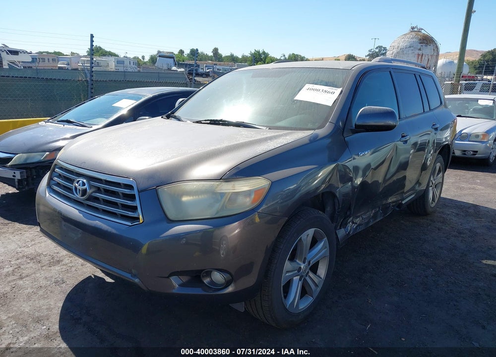2009 TOYOTA HIGHLANDER SPORT VIN: JTEDS43A692076911