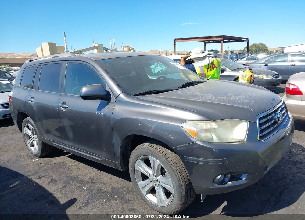2009 TOYOTA HIGHLANDER SPORT VIN: JTEDS43A692076911