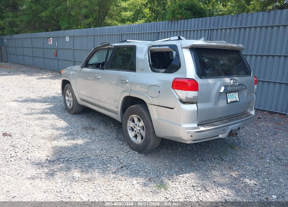 2011 TOYOTA 4RUNNER SR5 V6 VIN: JTEBU5JR0B5041706