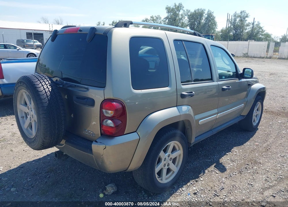 2006 JEEP LIBERTY LIMITED EDITION VIN: 1J4GL58K06W180718