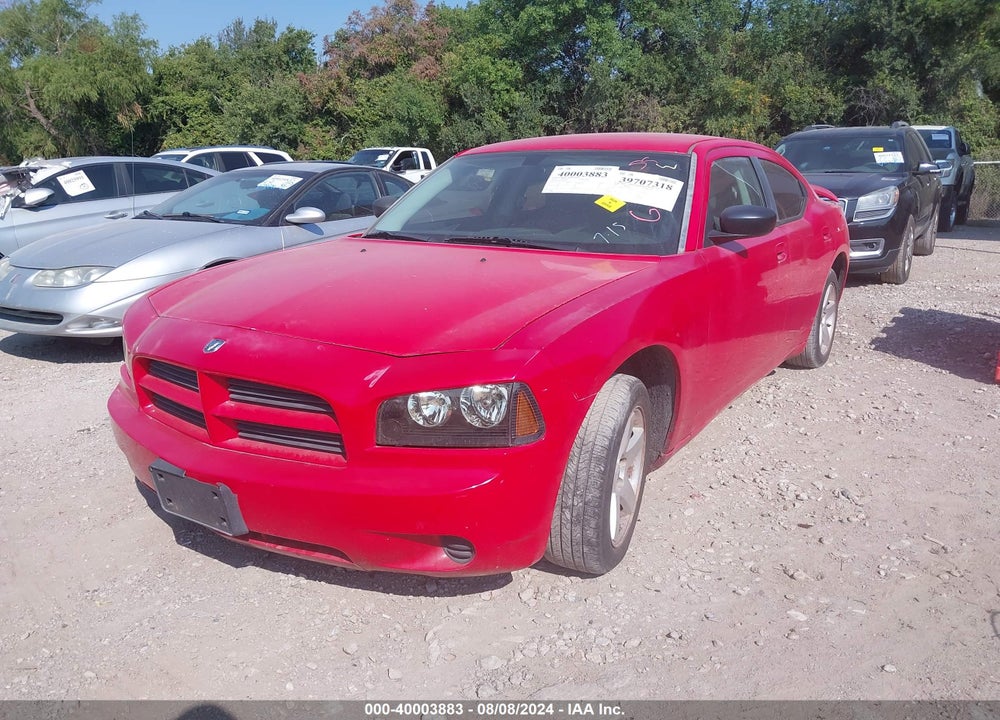 2009 DODGE CHARGER SE VIN: 2B3KA43D49H521602