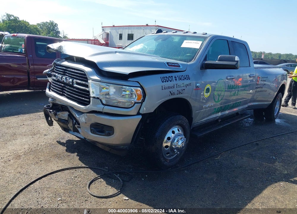 2021 RAM 3500 BIG HORN  4X4 8' BOX VIN: 3C63RRHL9MG640593