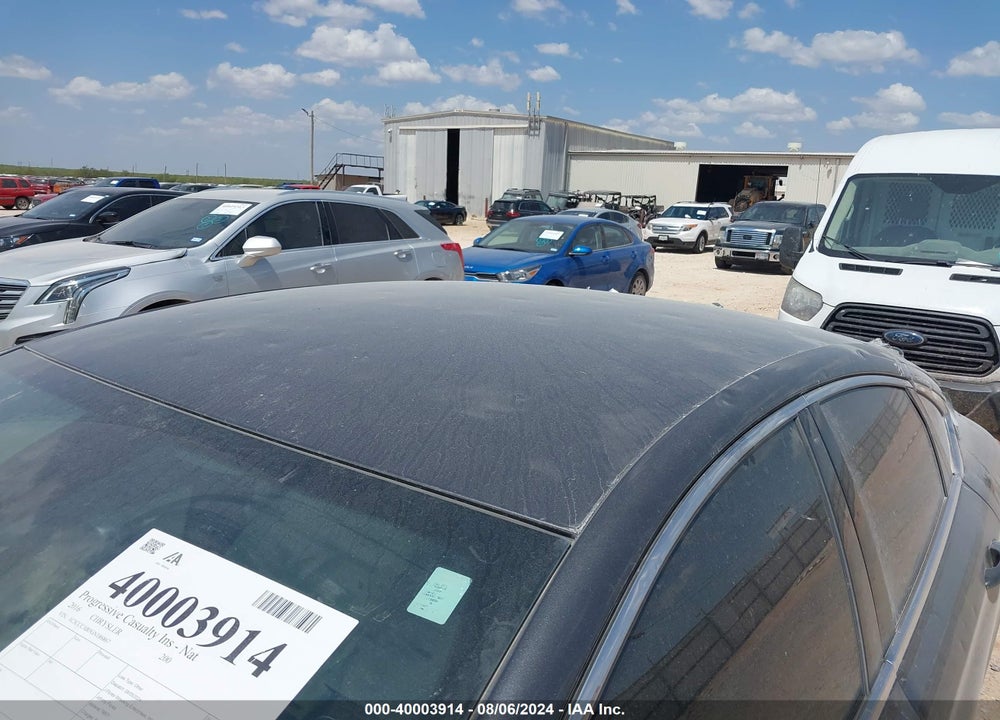 2016 CHRYSLER 200 LIMITED VIN: 1C3CCCAB5GN186867
