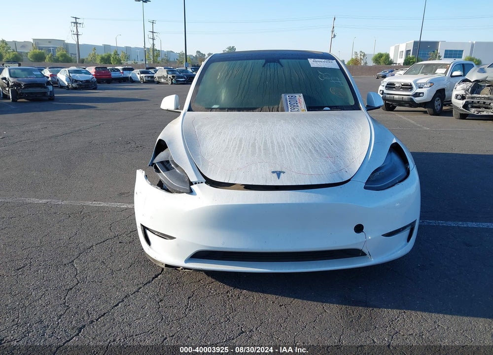 2021 TESLA MODEL Y LONG RANGE DUAL MOTOR ALL-WHEEL DRIVE VIN: 5YJYGDEE8MF160841