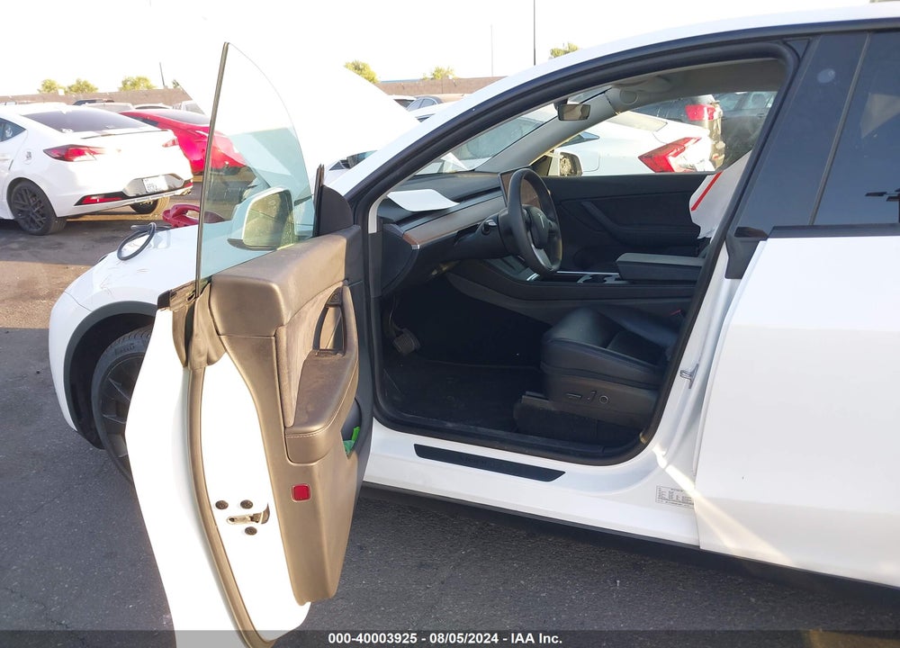 2021 TESLA MODEL Y LONG RANGE DUAL MOTOR ALL-WHEEL DRIVE VIN: 5YJYGDEE8MF160841