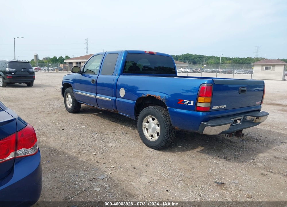 2004 GMC SIERRA 1500 SLE VIN: 2GTEK19T541119031