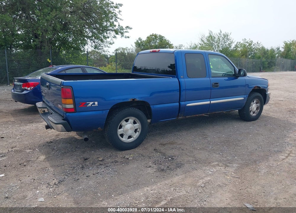 2004 GMC SIERRA 1500 SLE VIN: 2GTEK19T541119031