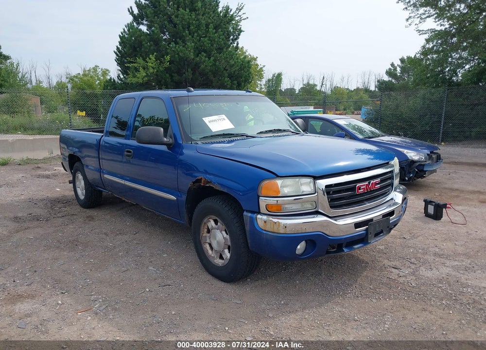 2004 GMC SIERRA 1500 SLE VIN: 2GTEK19T541119031