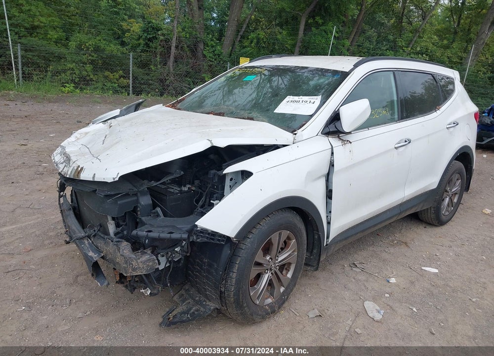 2013 HYUNDAI SANTA FE VIN: 5XYZUDLB1DG042189
