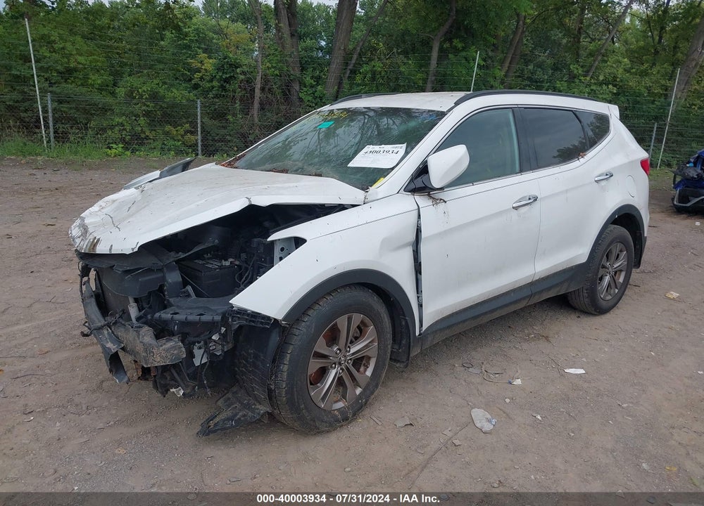 2013 HYUNDAI SANTA FE VIN: 5XYZUDLB1DG042189