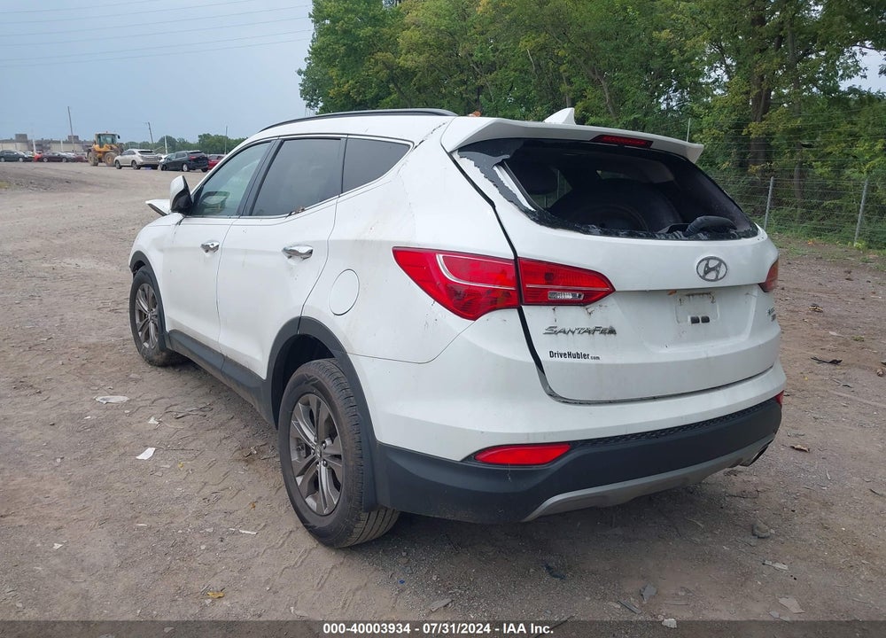 2013 HYUNDAI SANTA FE VIN: 5XYZUDLB1DG042189