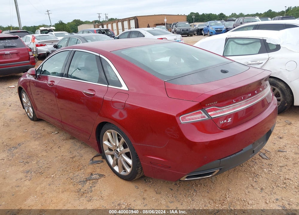 2016 LINCOLN MKZ HYBRID VIN: 3LN6L2LU0GR600678