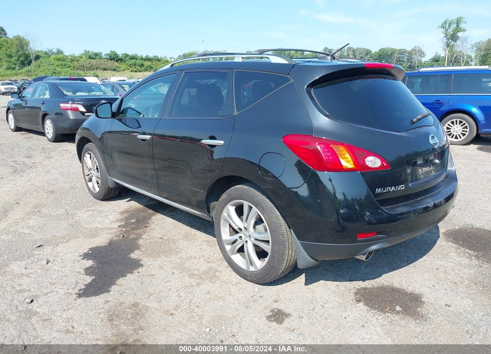 2009 NISSAN MURANO LE VIN: JN8AZ18W29W156841