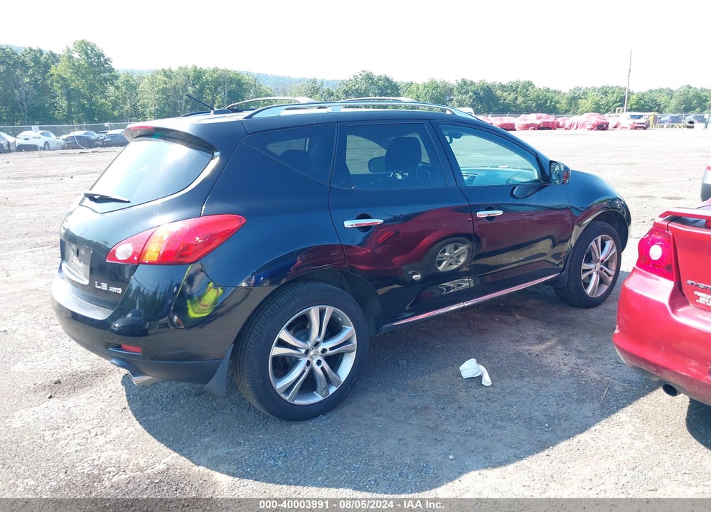2009 NISSAN MURANO LE VIN: JN8AZ18W29W156841