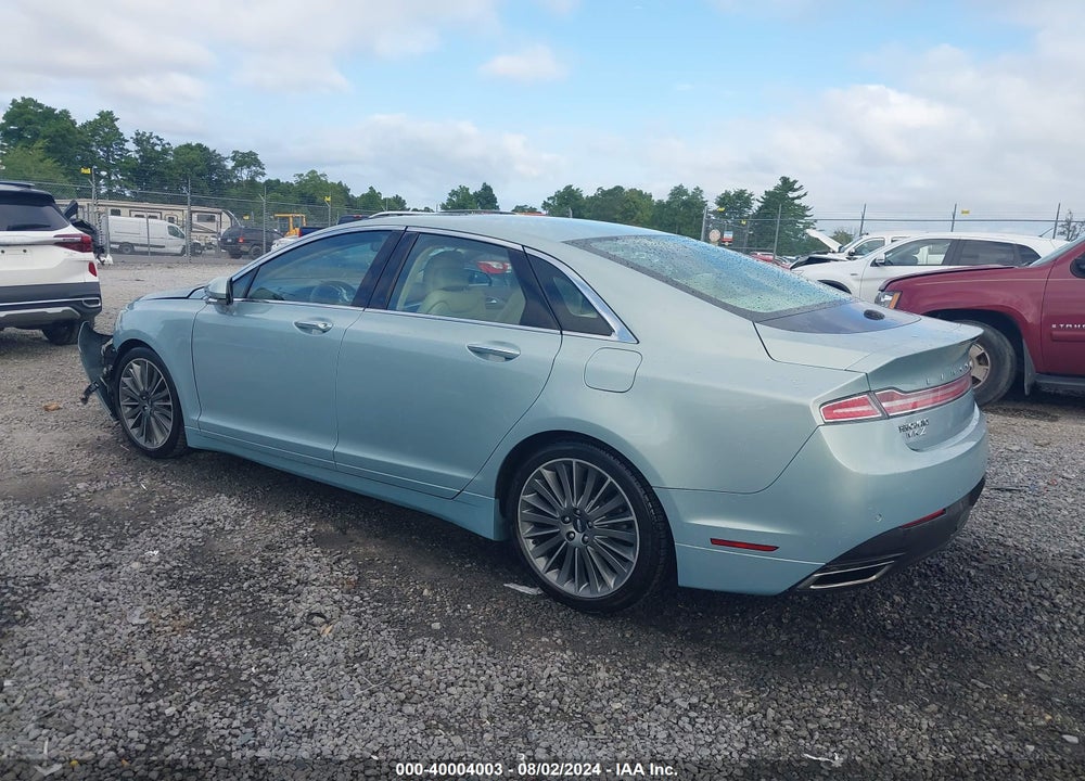 2014 LINCOLN MKZ HYBRID VIN: 3LN6L2LU4ER817339