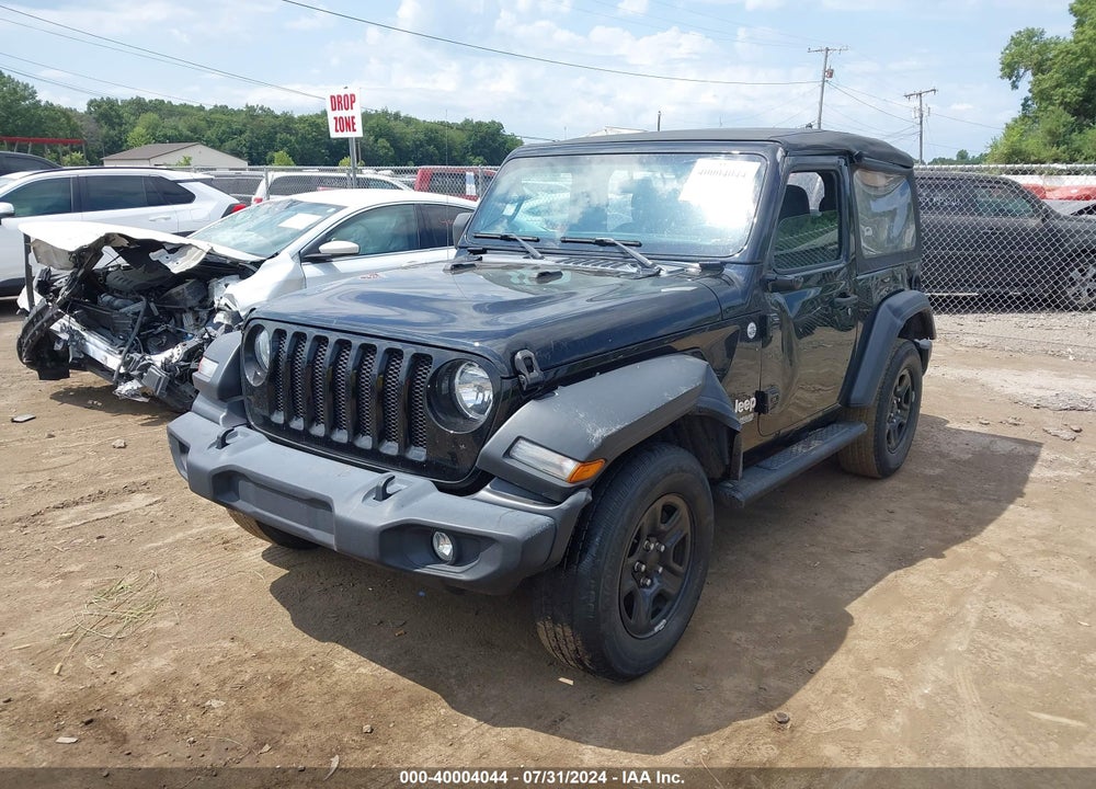 2020 JEEP WRANGLER SPORT 4X4 VIN: 1C4GJXAGXLW345652