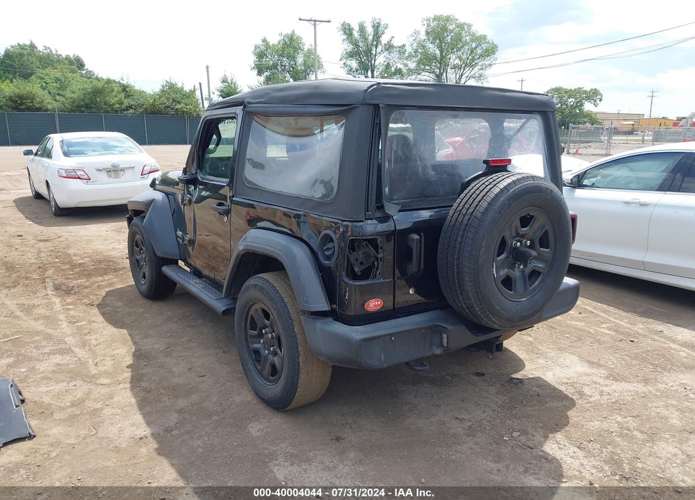 2020 JEEP WRANGLER SPORT 4X4 VIN: 1C4GJXAGXLW345652