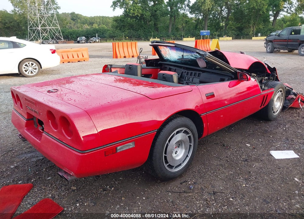 1986 CHEVROLET CORVETTE VIN: 1G1YY6782G5900284